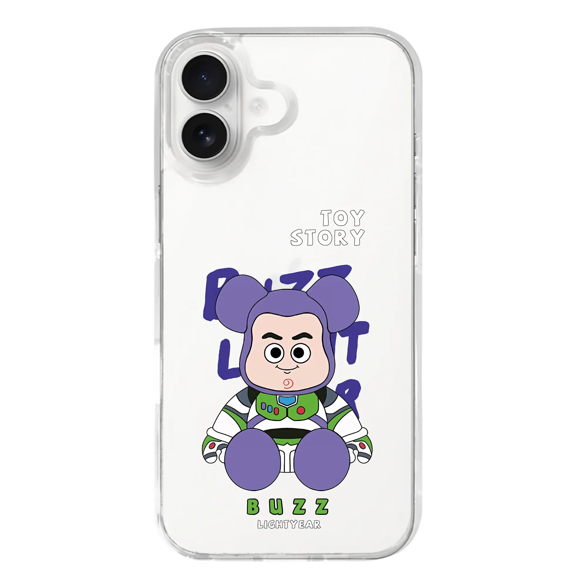 トイ・ストーリー グッズ バズ・ライトイヤー - iPhone 17シリーズ 透明スマホケース – 薄型・耐衝撃・精密フィット保護カバー